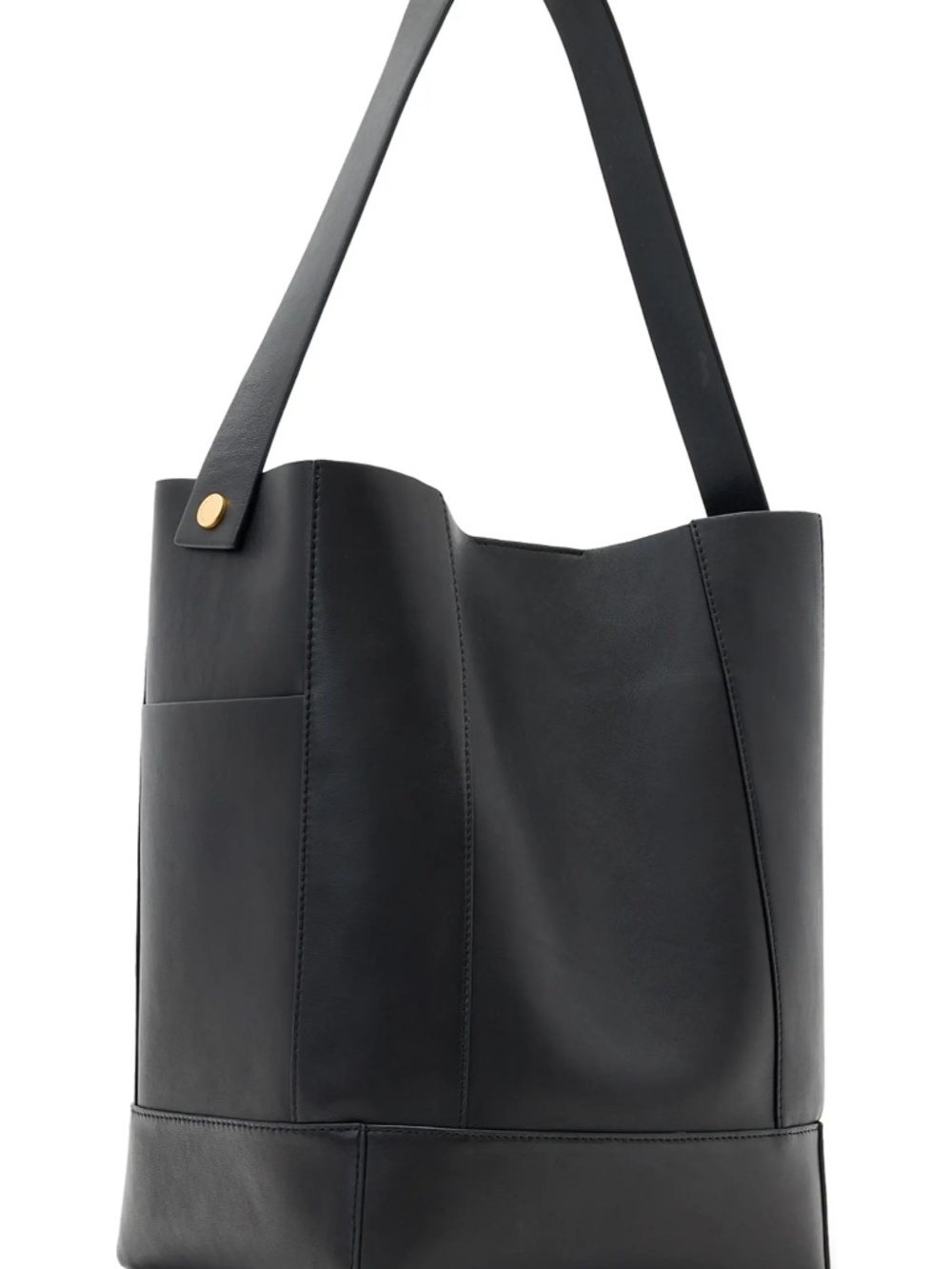 All Saints Alba Sheepskin Leather Structured Hobo Bag - Picture 4 of 11